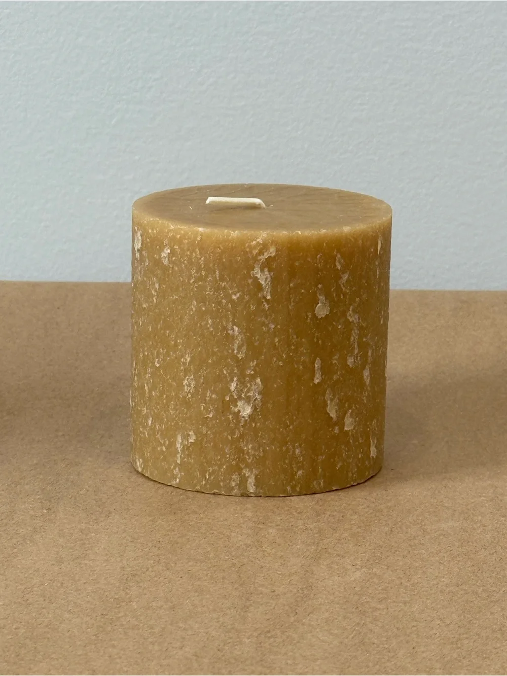 Root Timberline BEESWAX 3x3 Pillar Candle Unscented Clean Burning USA Rustic Eco